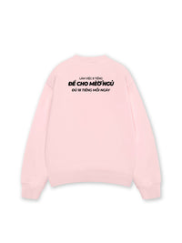 Áo Sweater Nỉ Hai Da Để Cho Mèo Ngủ