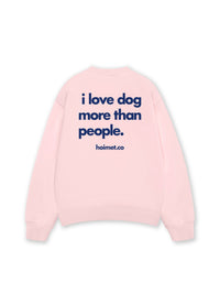 Áo Sweater Nỉ Hai Da I Love Dog