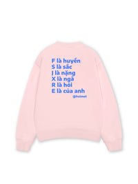 Áo Sweater Nỉ Hai Da E Là Của Anh