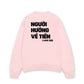 Áo Sweater Nỉ Hai Da Người Hướng Về Tiền