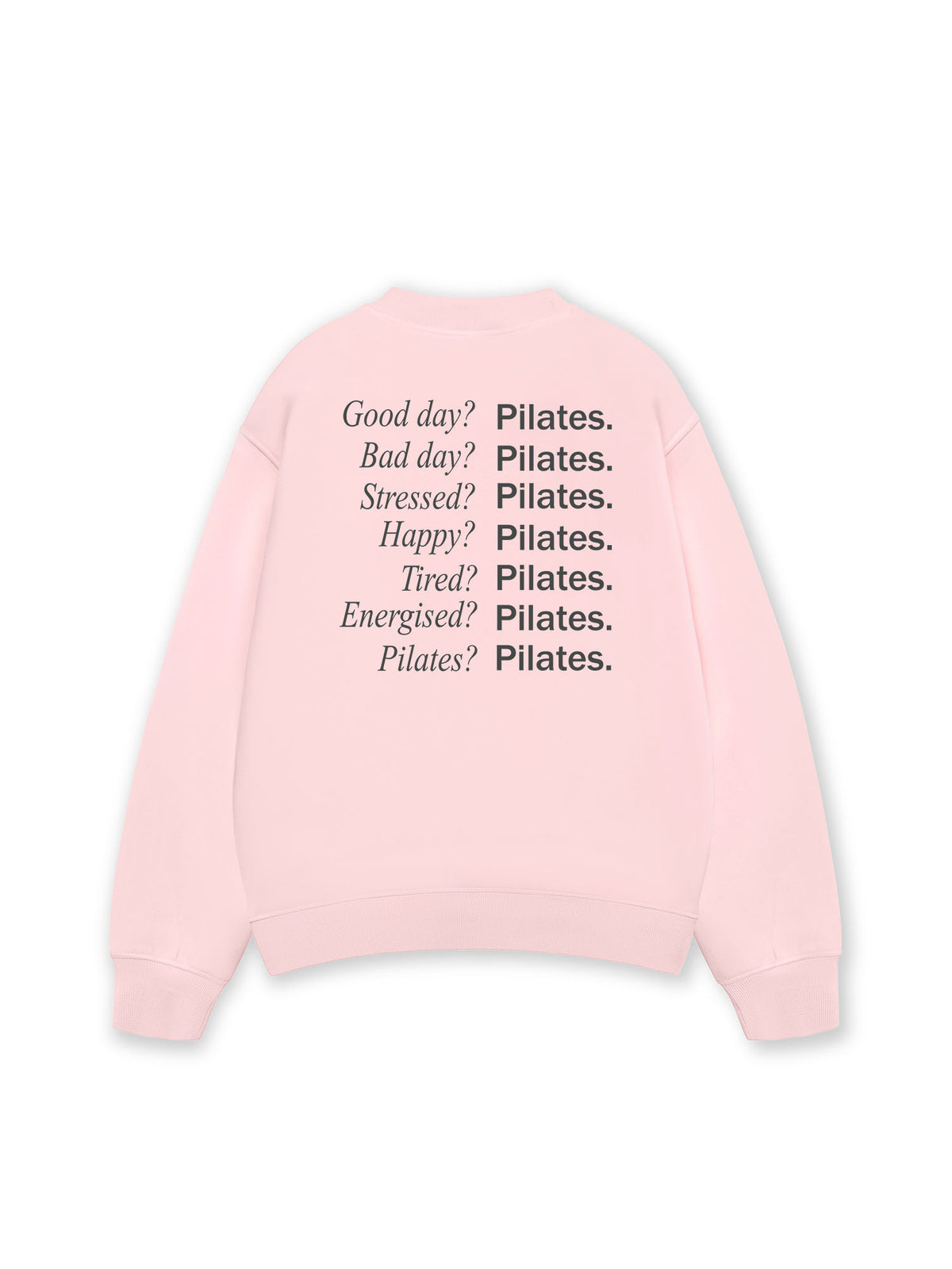 Áo Sweater Nỉ Hai Da  Pilates Hoimet