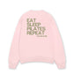 Áo Sweater Nỉ Hai Da Sleep Pilates Repeat