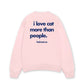 Áo Sweater Nỉ Hai Da I Love Cat