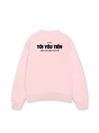 Áo Sweater Nỉ Hai Da Tôi Yêu Tiền