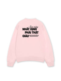 Áo Sweater Nỉ Hai Da Phải Thật Giàu