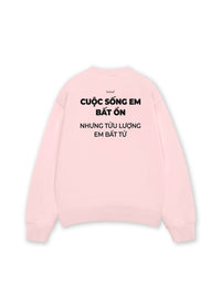 Áo Sweater Nỉ Hai Da Tửu Lượng Em Bất Tử