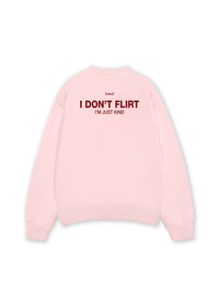 Áo Sweater Nỉ Hai Da I Dont Flirt