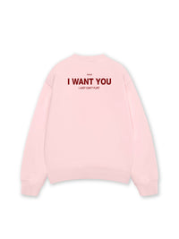 Áo Sweater Nỉ Hai Da I Want You