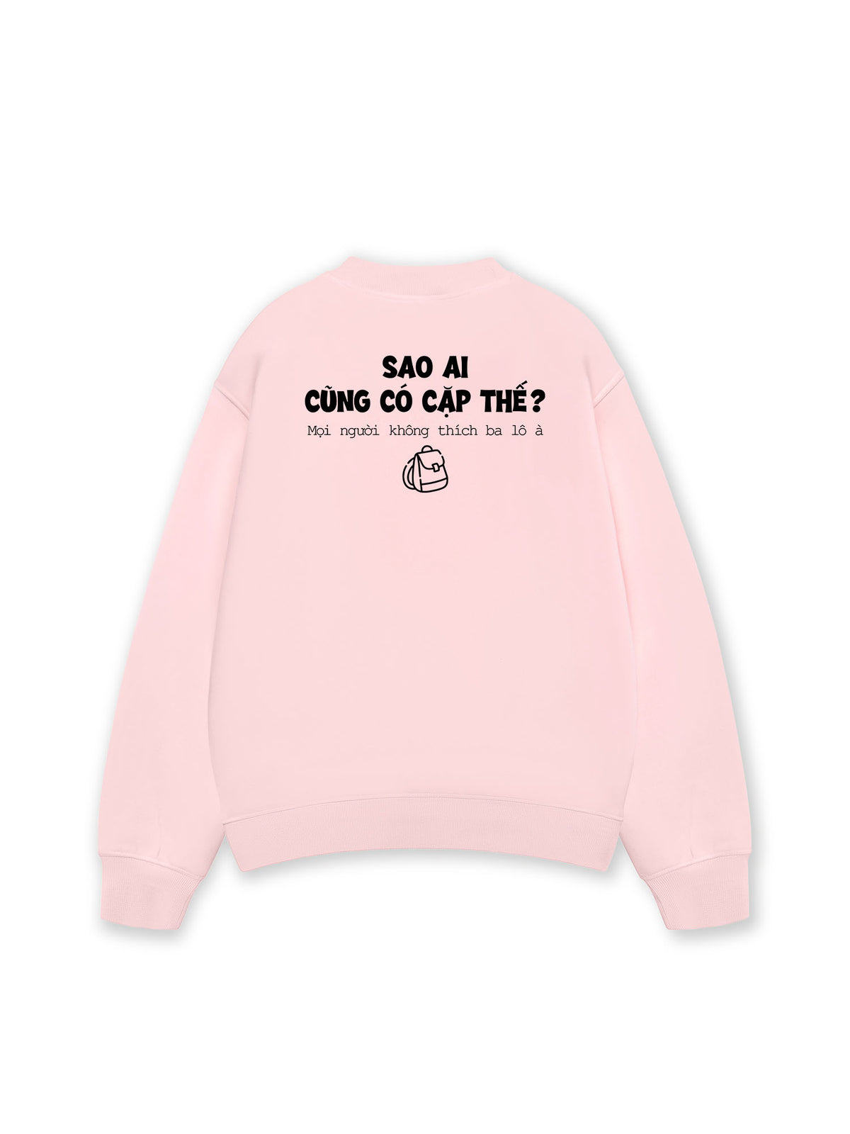 Áo Sweater Nỉ Hai Da Sao Ai Cũng Có Cặp Thế