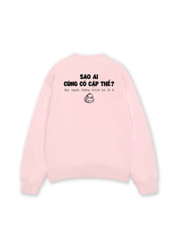 Áo Sweater Nỉ Hai Da Sao Ai Cũng Có Cặp Thế