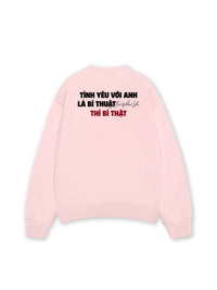 Áo Sweater Nỉ Hai Da Tình Yêu Với Anh