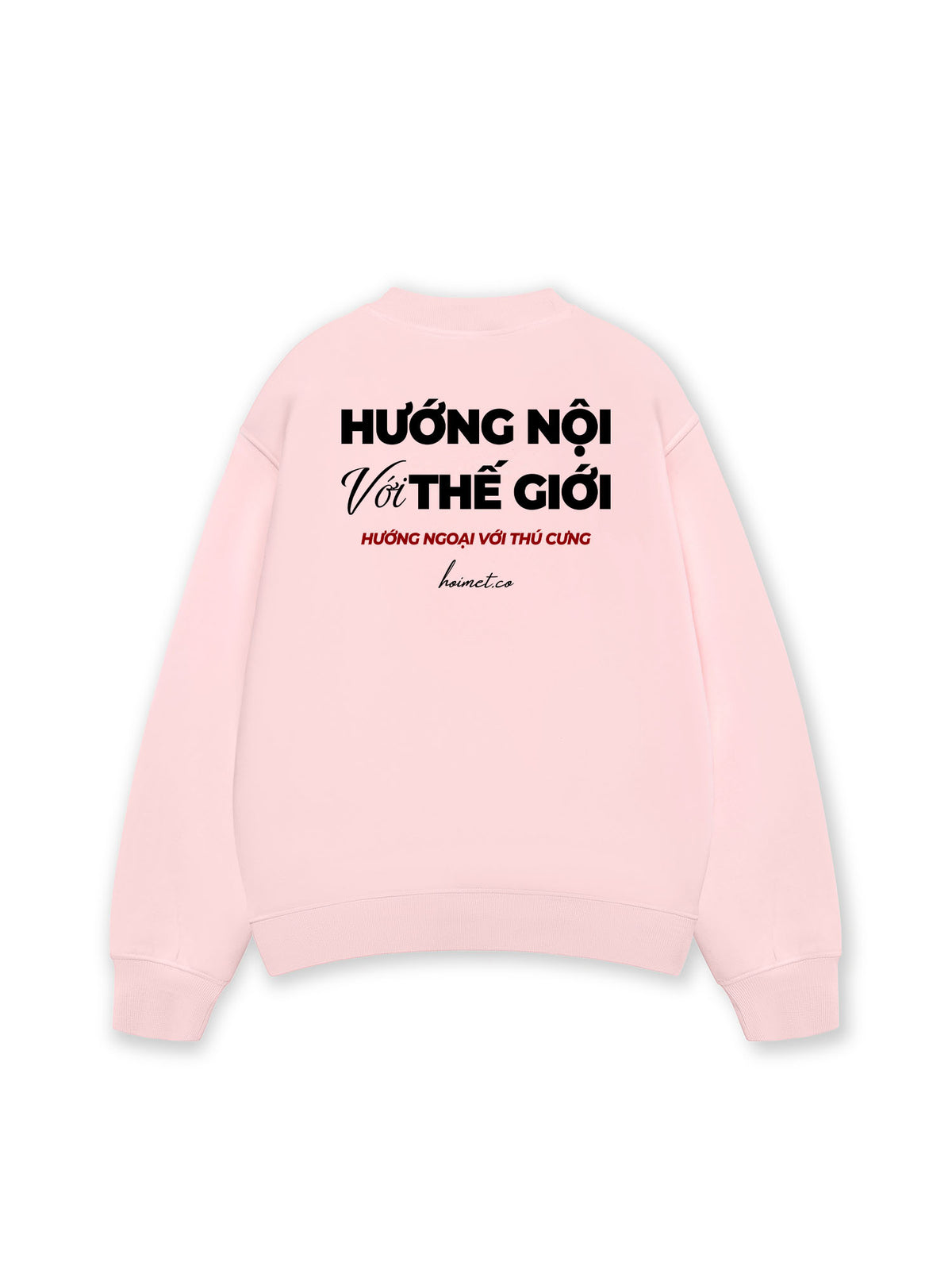Áo Sweater Nỉ Hai Da Hướng Ngoại Với Thú Cưng