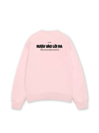 Áo Sweater Nỉ Hai Da Rượu Vào Lời Ra