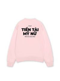 Áo Sweater Nỉ Hai Da Tiền Tài Mỹ Nữ