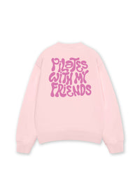 Áo Sweater Nỉ Hai Da Pilates With My Friend