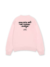 Áo Sweater Nỉ Hai Da Anh Rửa Bát