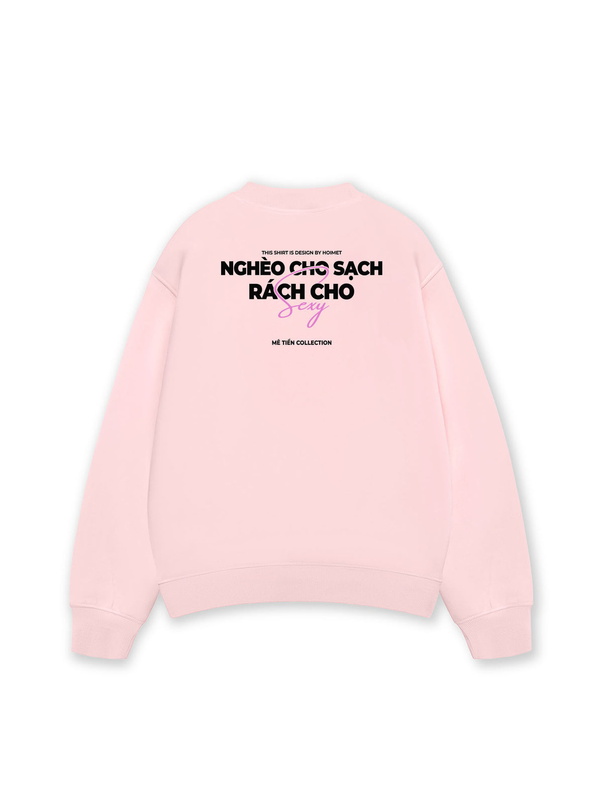 Áo Sweater Nỉ Hai Da Nghèo Cho Sạch