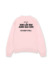Áo Sweater Nỉ Hai Da Xin Lỗi Em