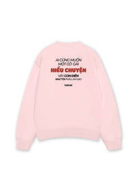 Áo Sweater Nỉ Hai Da  Con Điên