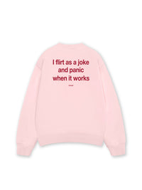 Áo Sweater Nỉ Hai Da Flirt As A Joke