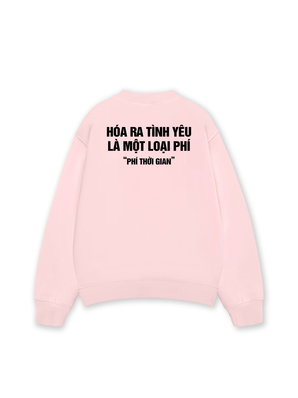 Áo Sweater Nỉ Hai Da Phí Thời Gian