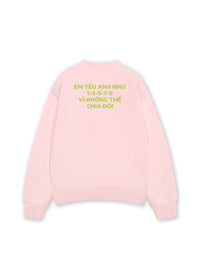 Áo Sweater Nỉ Hai Da Yêu Anh Như