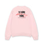 Áo Sweater Nỉ Hai Da Tư Tưởng Không Thông