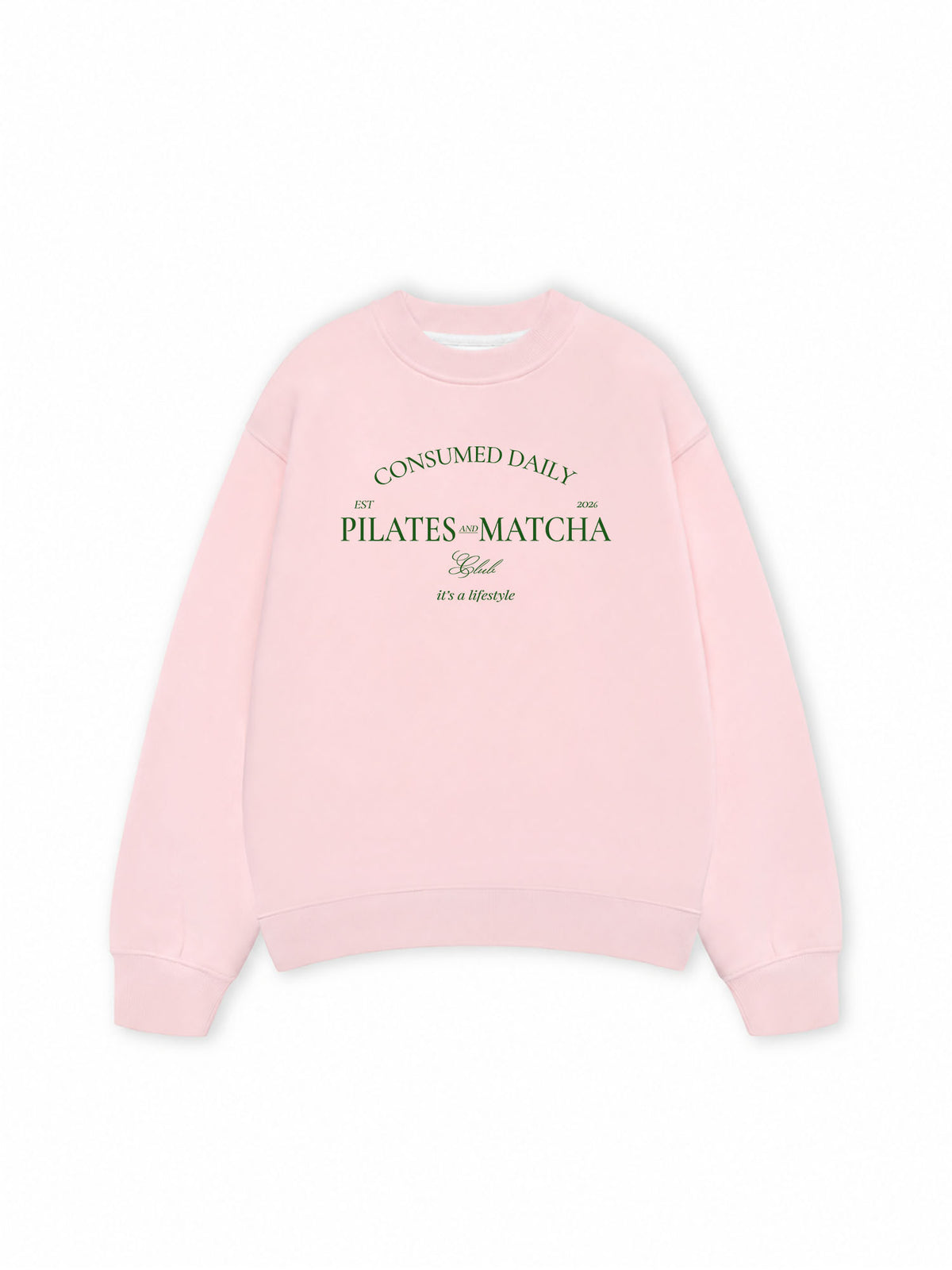 Áo Sweater Nỉ Hai Da Pilates And Matcha