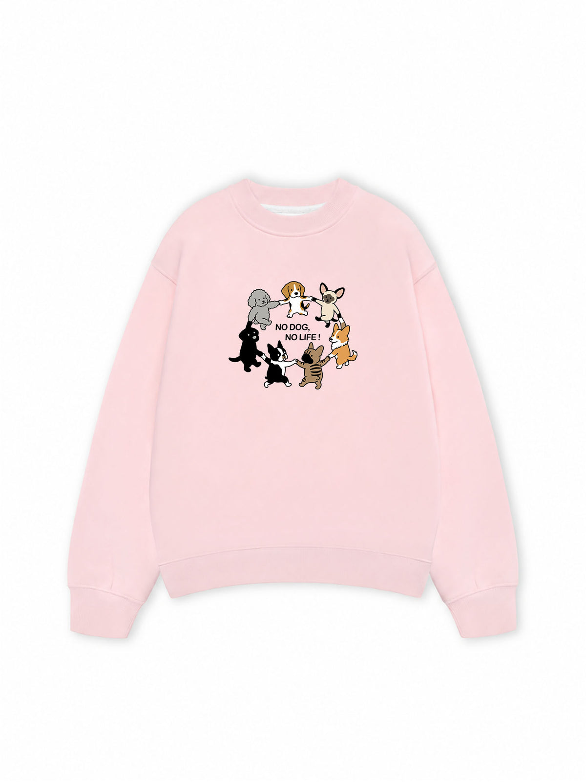 Áo Sweater Nỉ Hai Da No Dog No Life