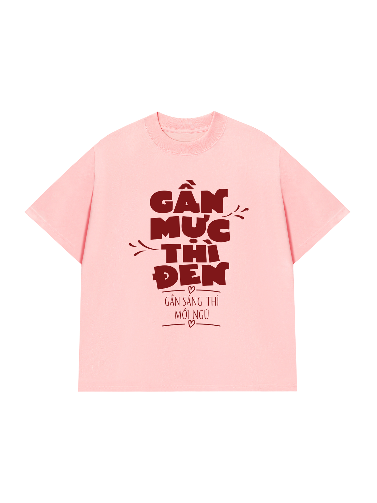 Áo Thun Relaxed Fit Gần Mực Thì Đen