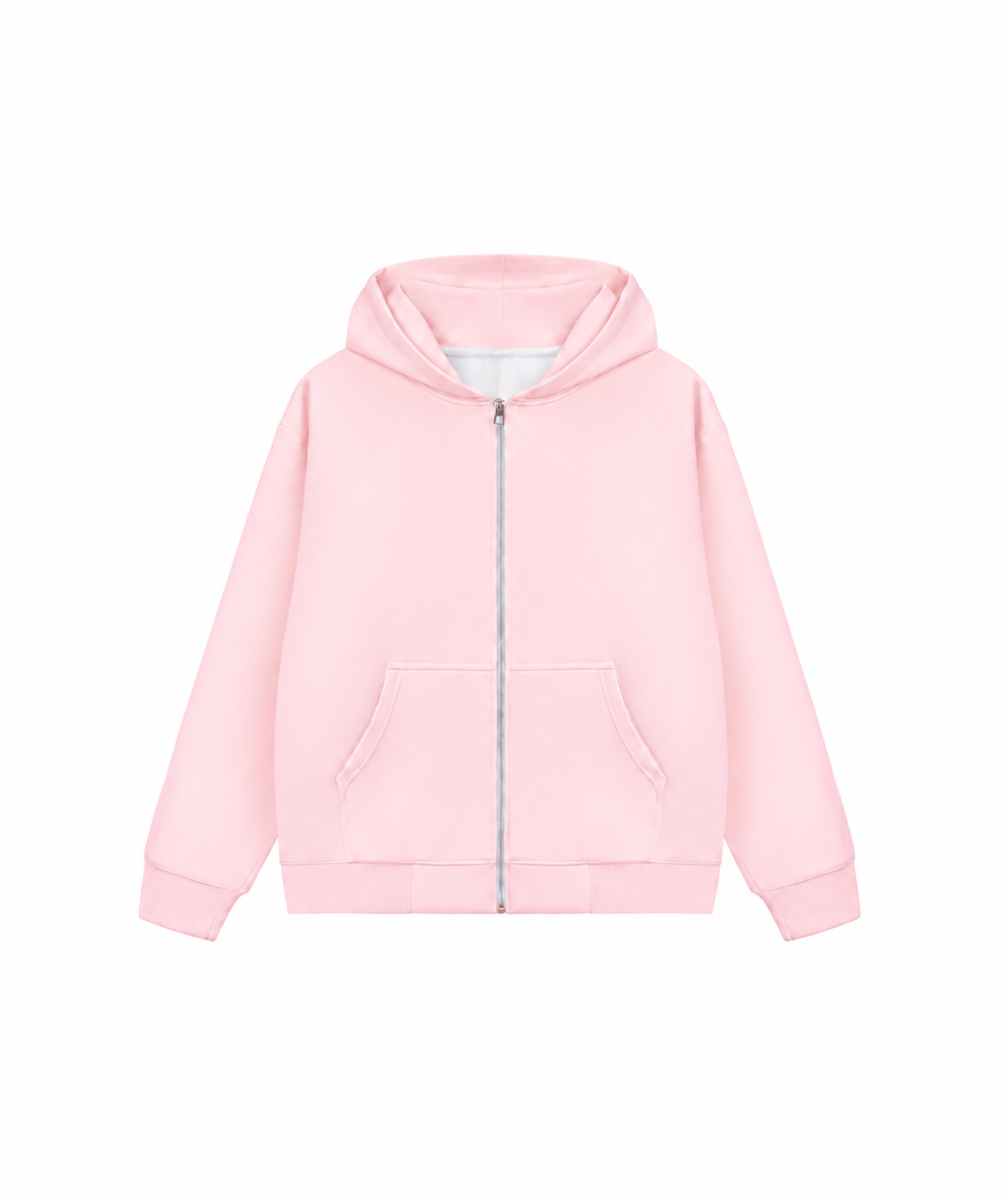 Áo Hoodie Zip Nỉ Hai Da Hơi Mệt Basic