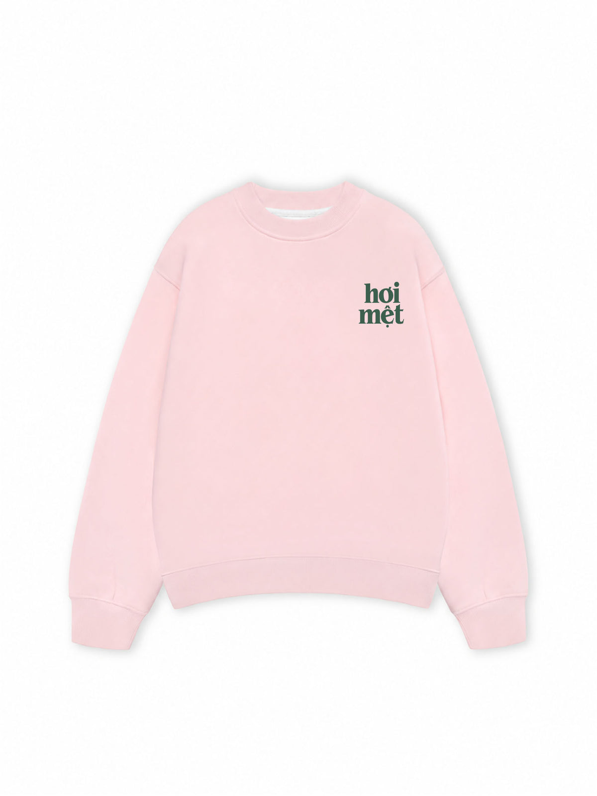 Áo Sweater Nỉ Hai Da Monday Pilates & Matcha