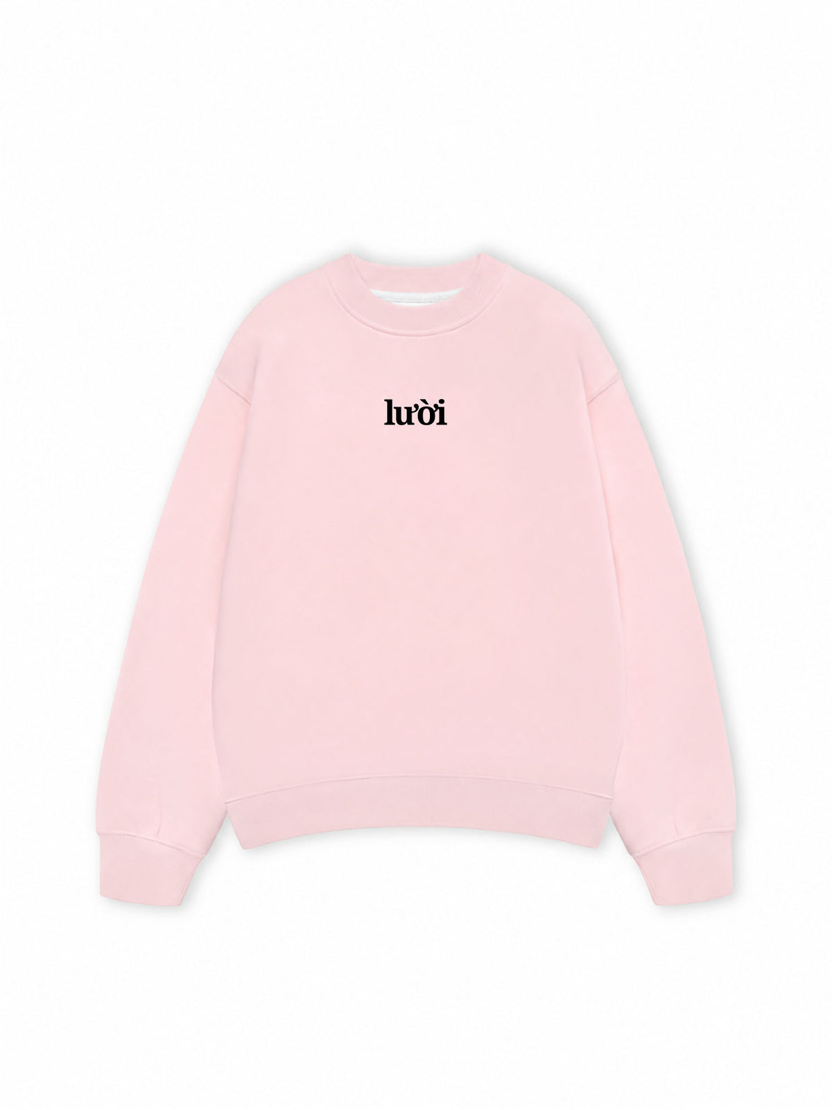 Áo Sweater Nỉ Hai Da Lười