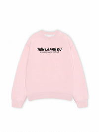 Áo Sweater Nỉ Hai Da Tiền Là Phù Du