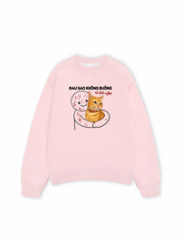 Áo Sweater Nỉ Hai Da Đau Sao Không Buông