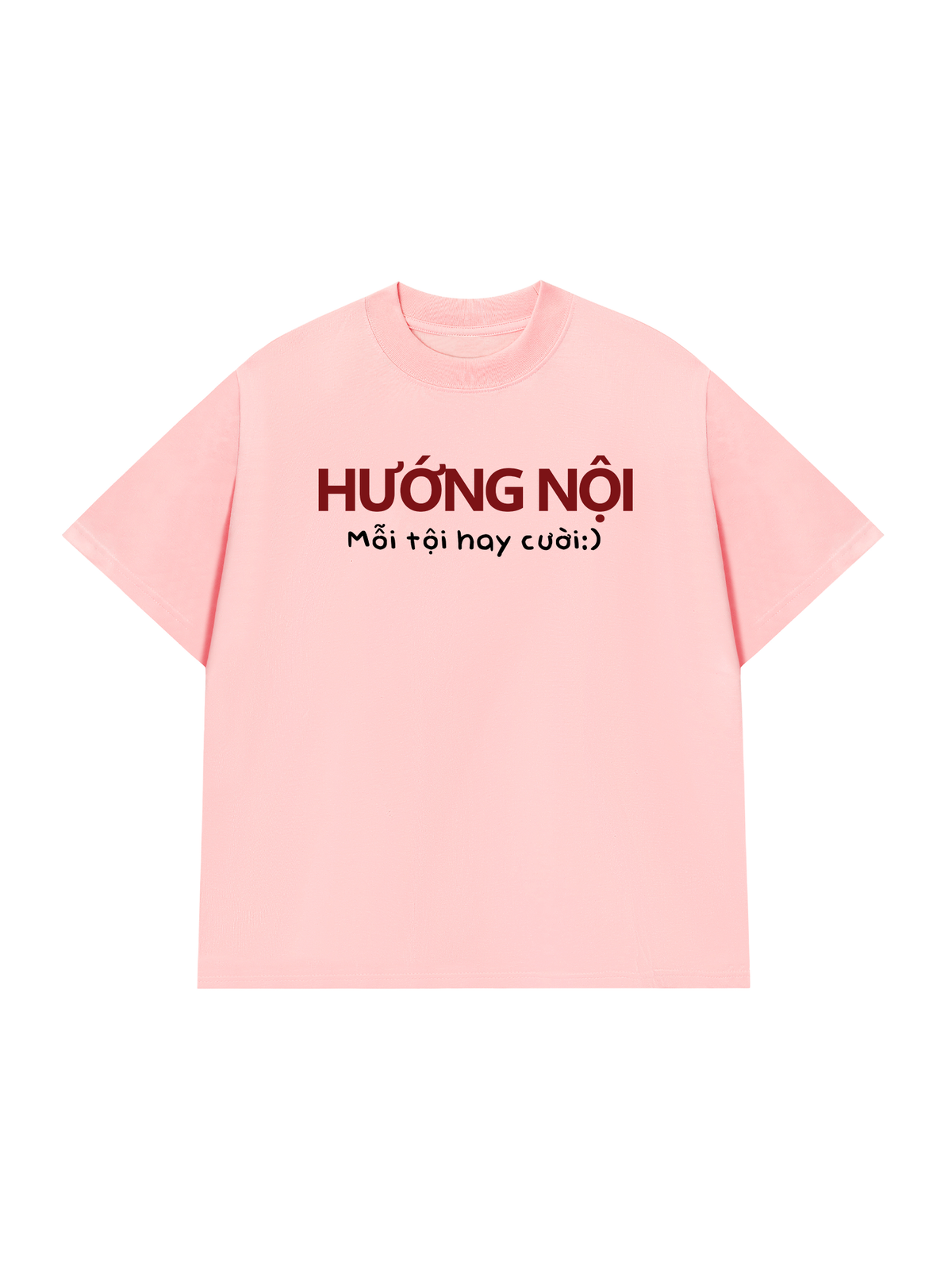 Áo Thun Relaxed Fit Hướng Nội Mỗi Tội Hay Cười