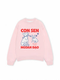 Áo Sweater Nỉ Hai Da Con Sen Ngoan Đạo Chó