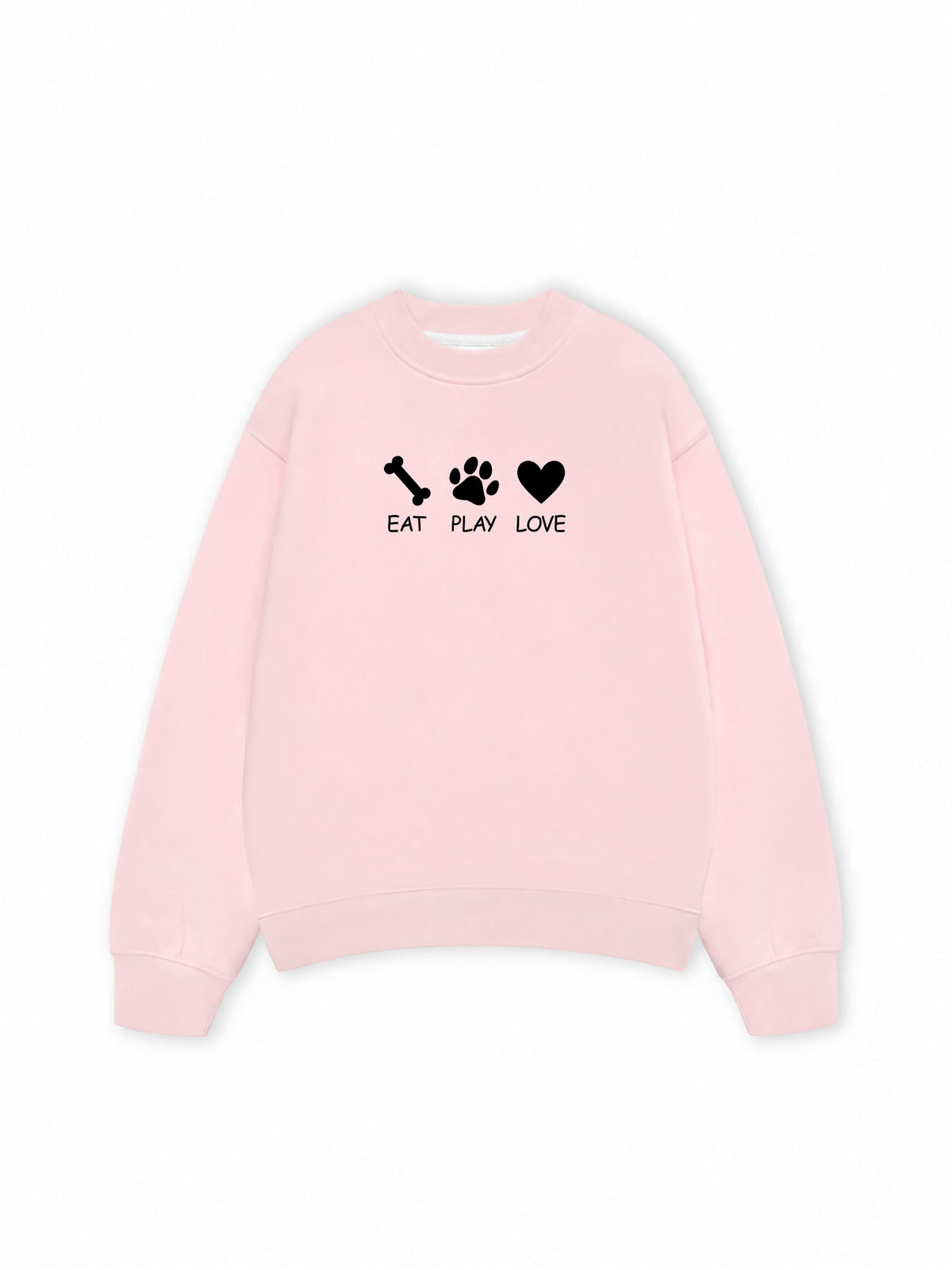 Áo Sweater Nỉ Hai Da Eat Play Love