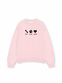 Áo Sweater Nỉ Hai Da Eat Play Love