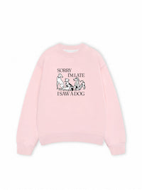 Áo Sweater Nỉ Hai Da I Saw A Dog