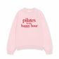 Áo Sweater Nỉ Hai Da Pilates Is My Happy Hour