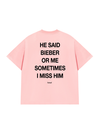 Áo Thun Relaxed Fit He Said Bieber Or Me