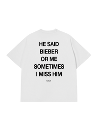 Áo Thun Relaxed Fit He Said Bieber Or Me