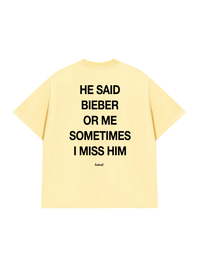 Áo Thun Relaxed Fit He Said Bieber Or Me