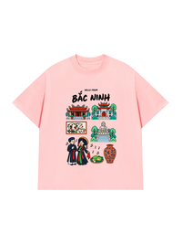 Áo Thun Relaxed Fit Hello From Bắc Ninh