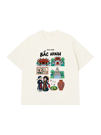 Áo Thun Relaxed Fit Hello From Bắc Ninh