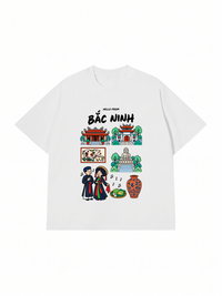 Áo Thun Relaxed Fit Hello From Bắc Ninh