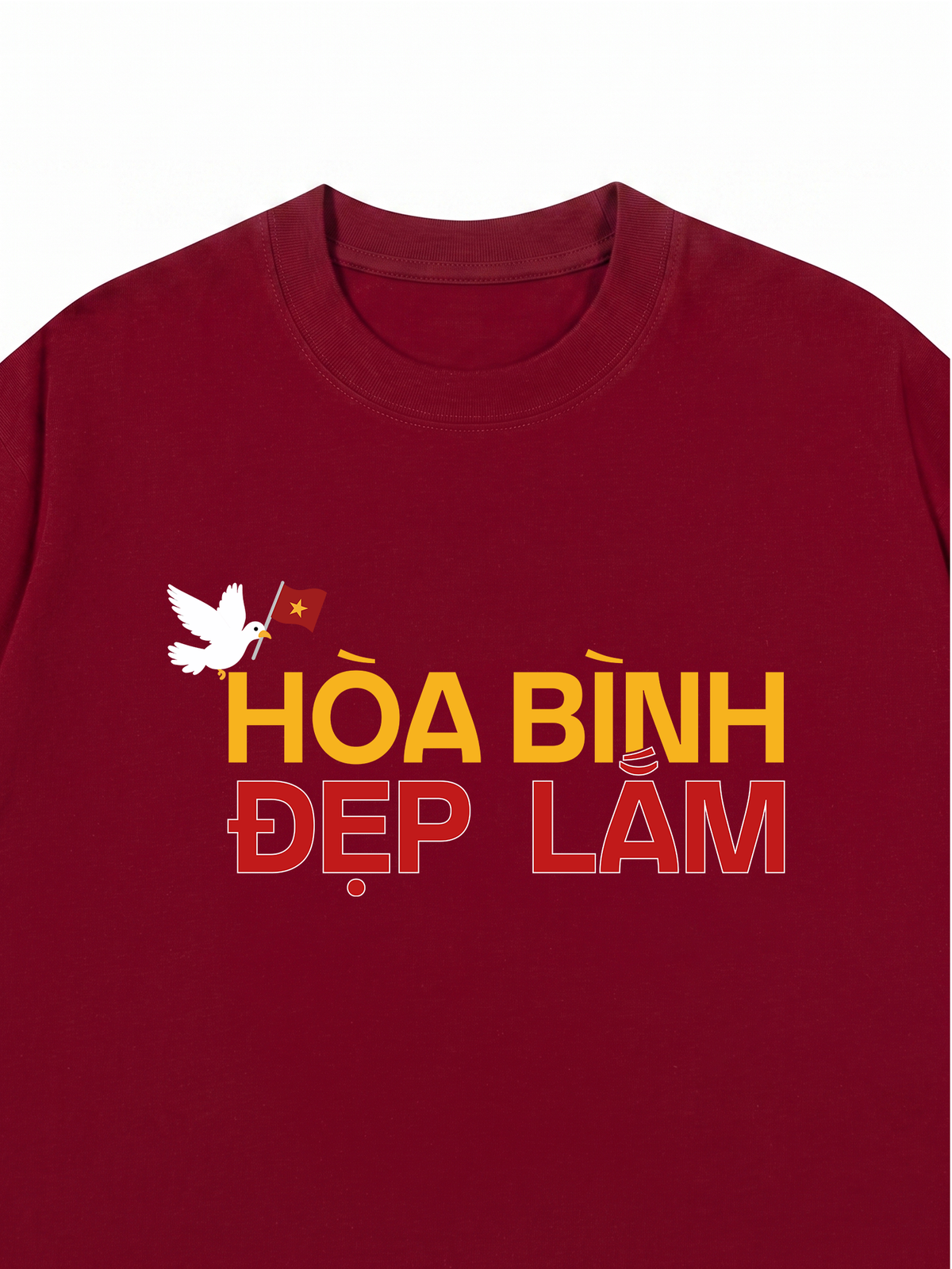 Áo Thun Relaxed Fit Hòa Bình Đẹp Lắm
