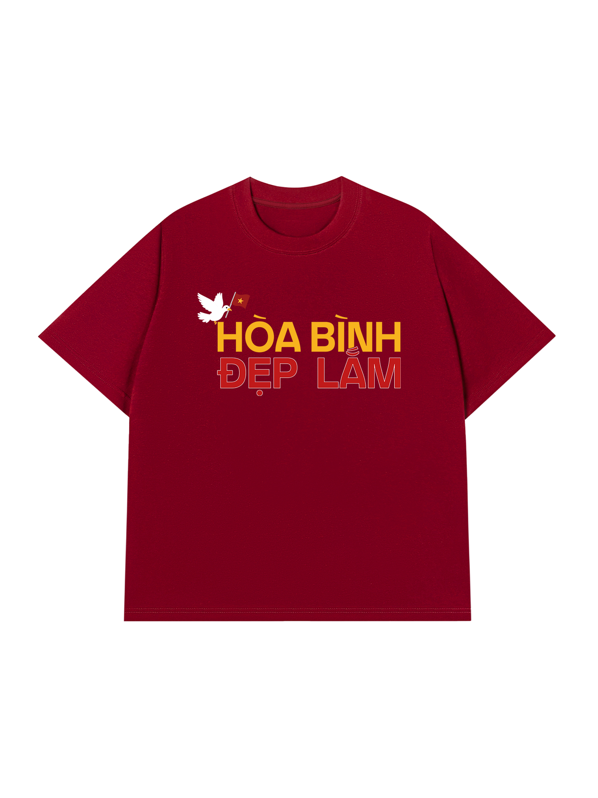 Áo Thun Relaxed Fit Hòa Bình Đẹp Lắm