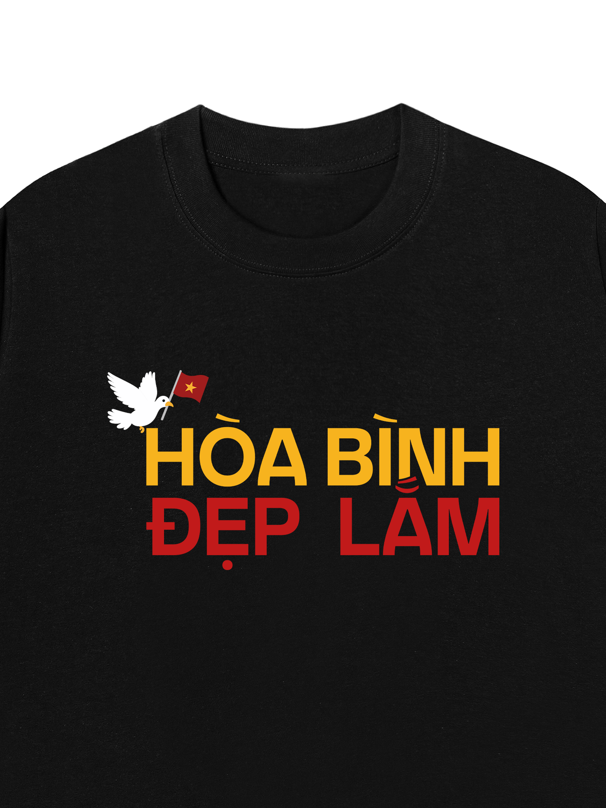 Áo Thun Relaxed Fit Hòa Bình Đẹp Lắm